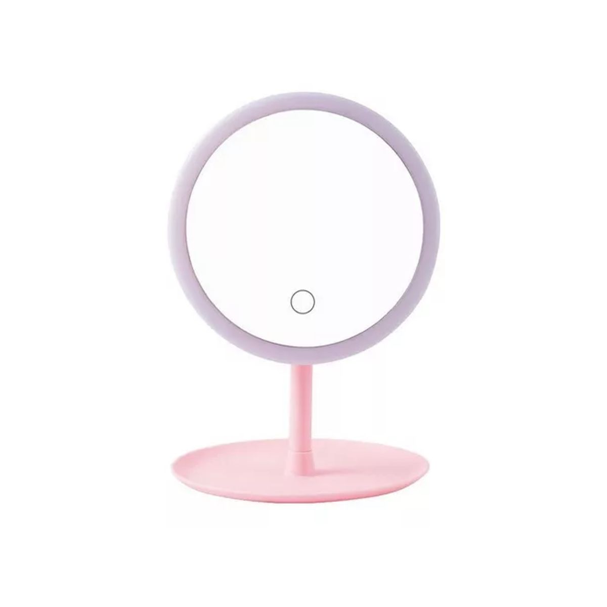 GENERICO - Espejo con Luz LED Maquillaje Plegable Redondo Recargable