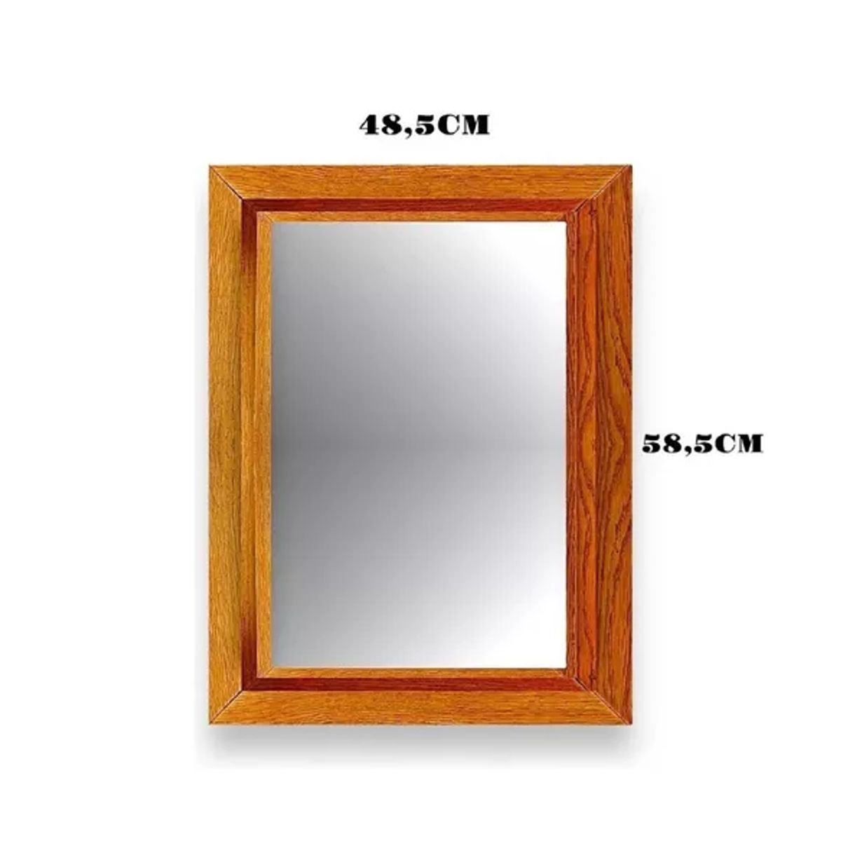 Espejo de Pared Decorativo Diseño Madera Color Marco Marrón Oscuro, marca GENERICO - Foto 2