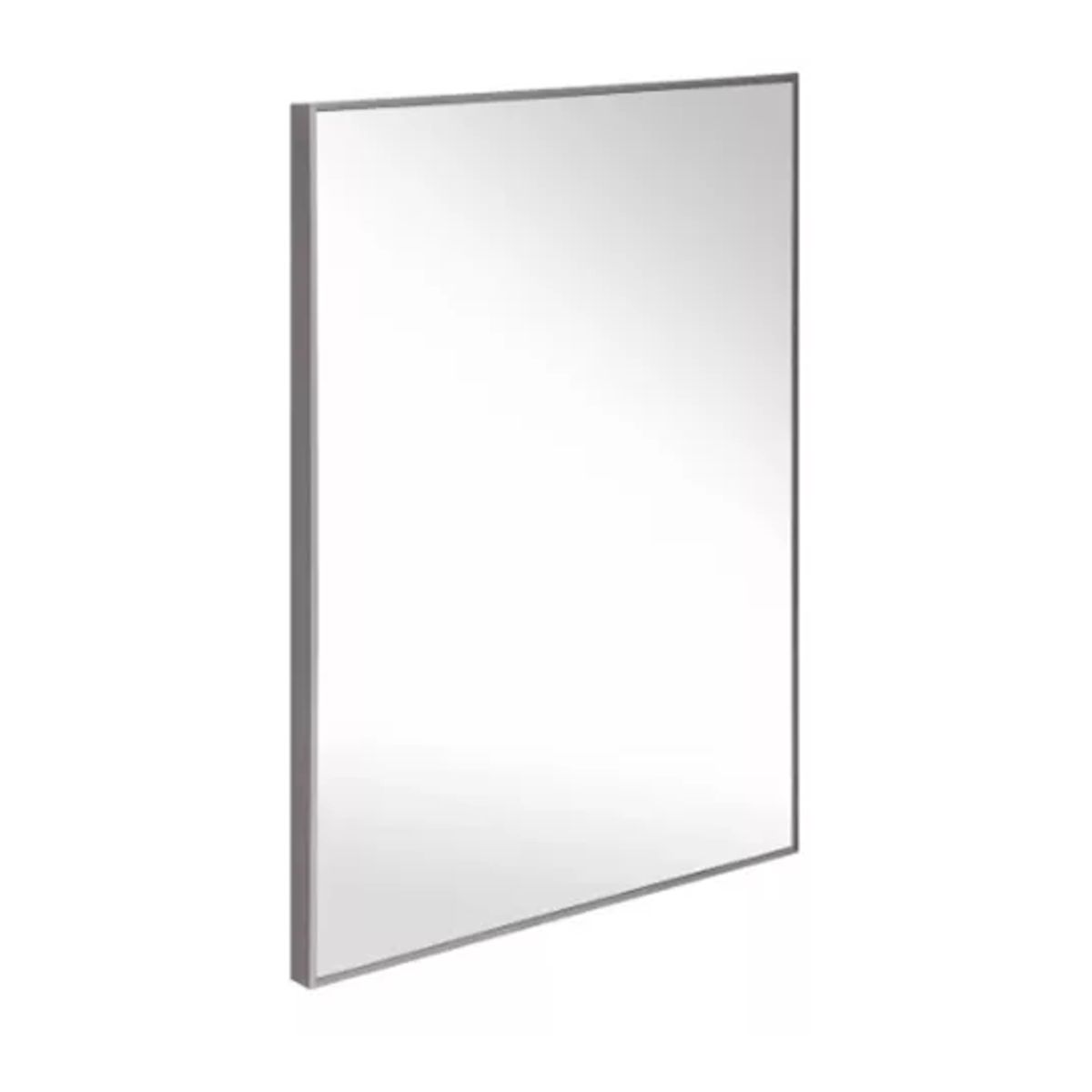GENERICO - Espejo Rectangular 40x50cm Plast Office 4 Tonos Metalizados Gris