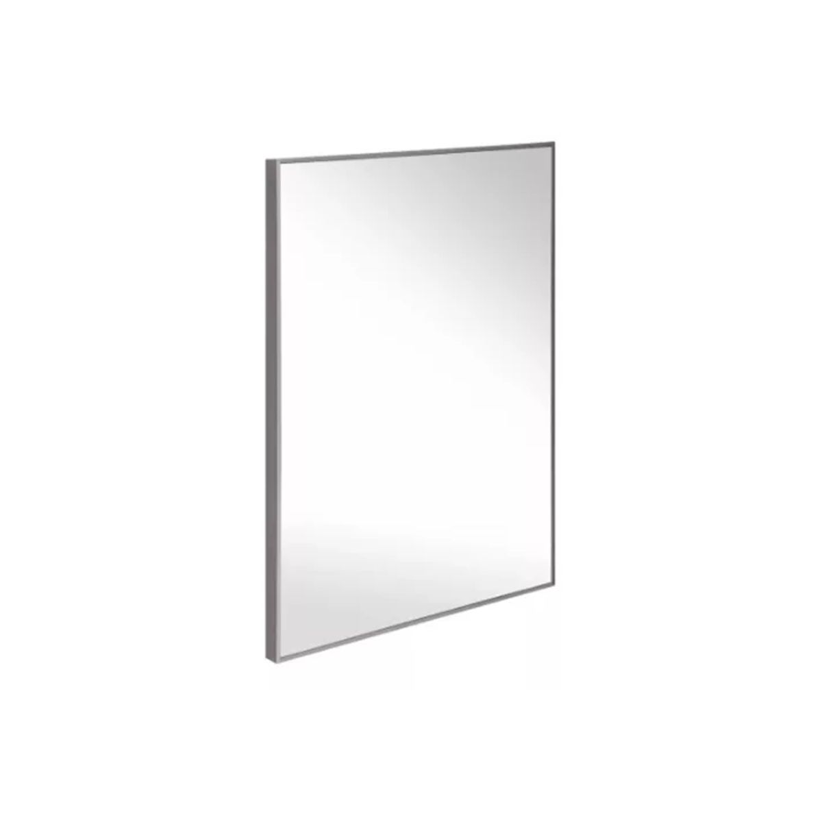 GENERICO - Espejo Rectangular 40x50cm Plast Office 4 Tonos Metalizados Gris