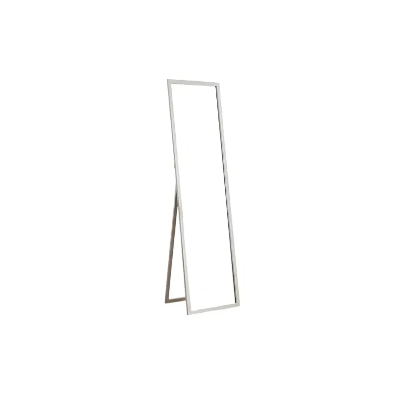 GENERICO - Espejo Cuerpo Entero 150x40cm Base Plegable Estilo Japonés Blanco