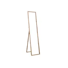 GENERICO - Espejo Cuerpo Entero 150x40cm Base Plegable Estilo Japonés Marrón