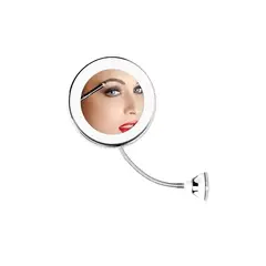 GENERICO - Espejo LED Aumento 10x con Luz Maquillaje y 7 Luces LED