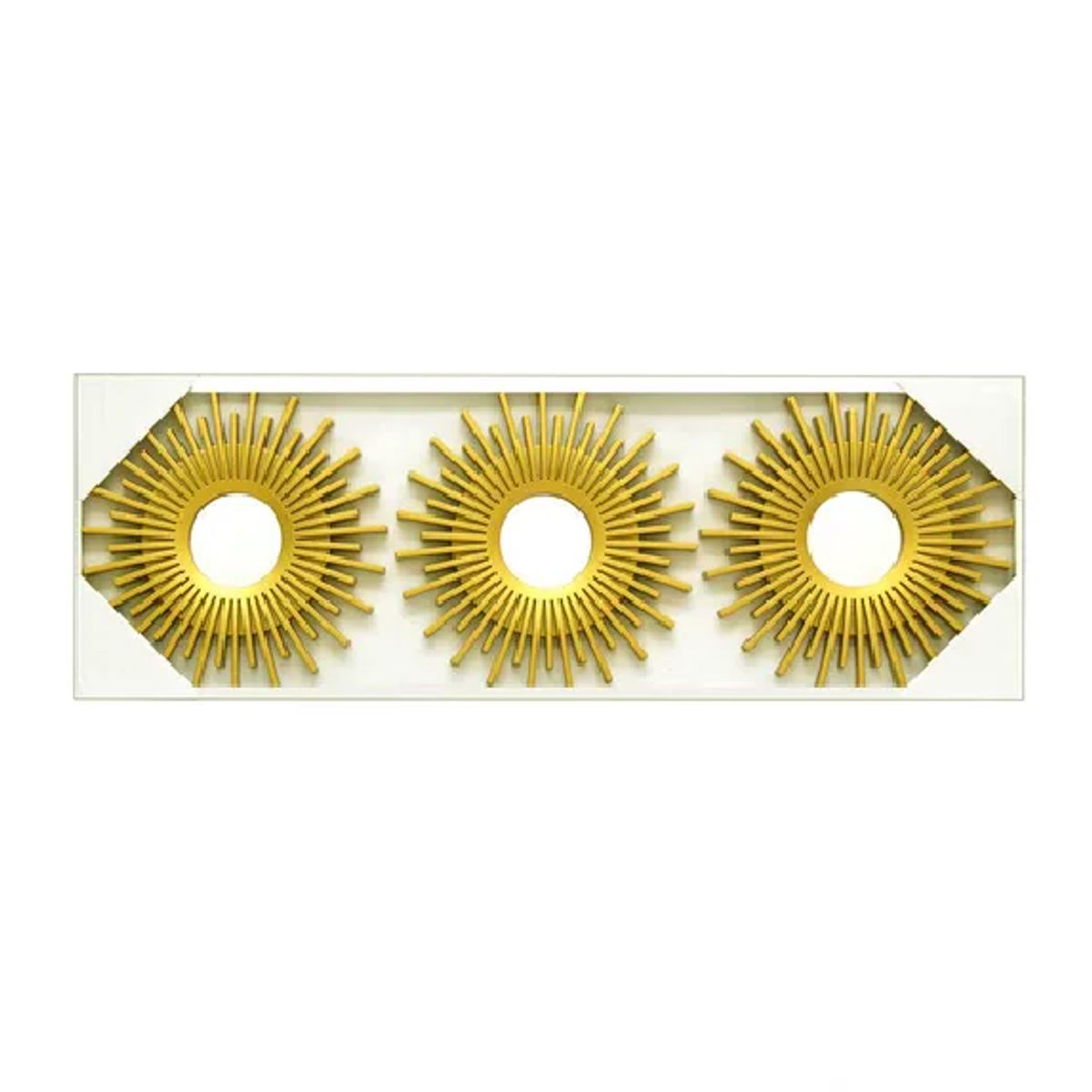 GENERICO - Set de 3 Espejos Redondos 25cm de Diámetro Cada Uno