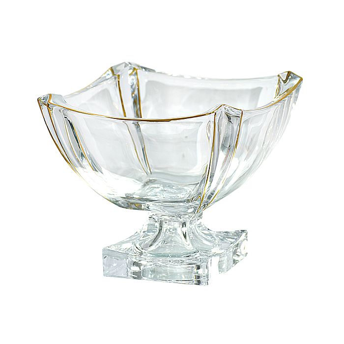 Centro de Mesa con Pie Frederick Gold 21 cm