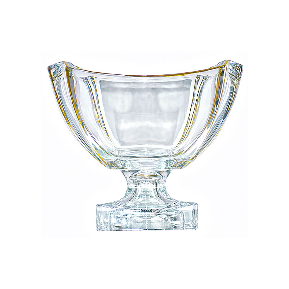 MSA MUEBLES SANTA ANA - Centro de Mesa con Pie Frederick Gold 21 cm