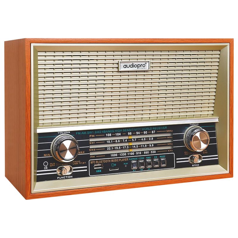AUDIO PRO - Radio AM FM Reproductor Bluetooth Vintage Audiopro AP02082