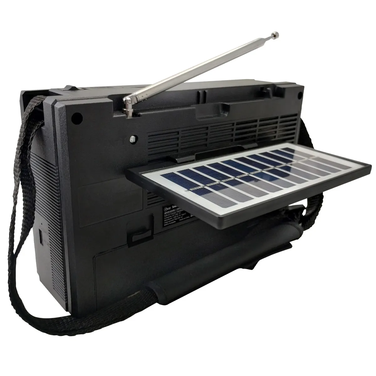 MICROLAB - Radio Portatil Bluetooth Y Linterna Carga Solar Energy Light