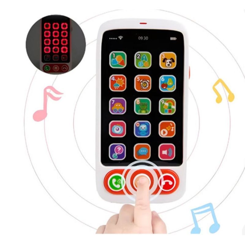 GENERICO - Juguete de Teléfono Celular Para Niños Aprendizaje Interactivo