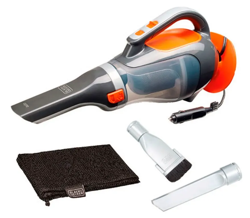 B+D Aspiradora De mano Black+Decker BDCV610-LA negra y naranja
