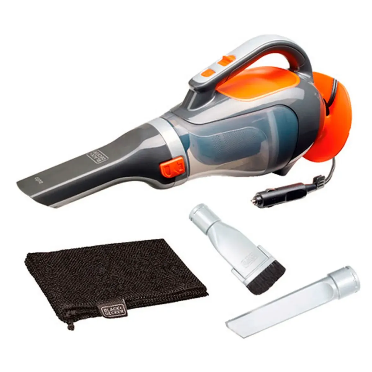 B+D - Aspiradora De mano Black+Decker BDCV610-LA negra y naranja
