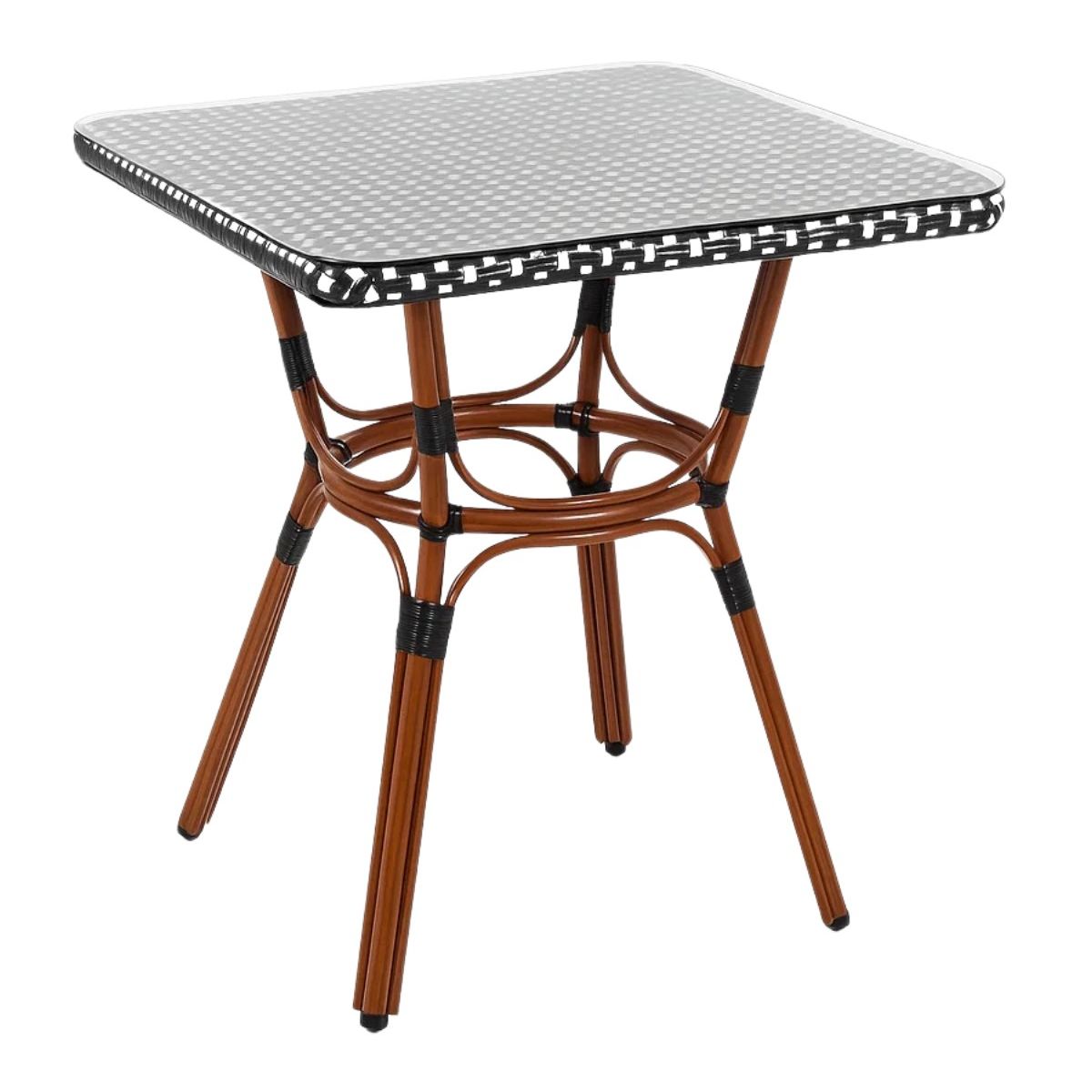 HABITA2 CHILE - Mesa Cuadrada Paris 70x70 -Cafeteria o Restaurante