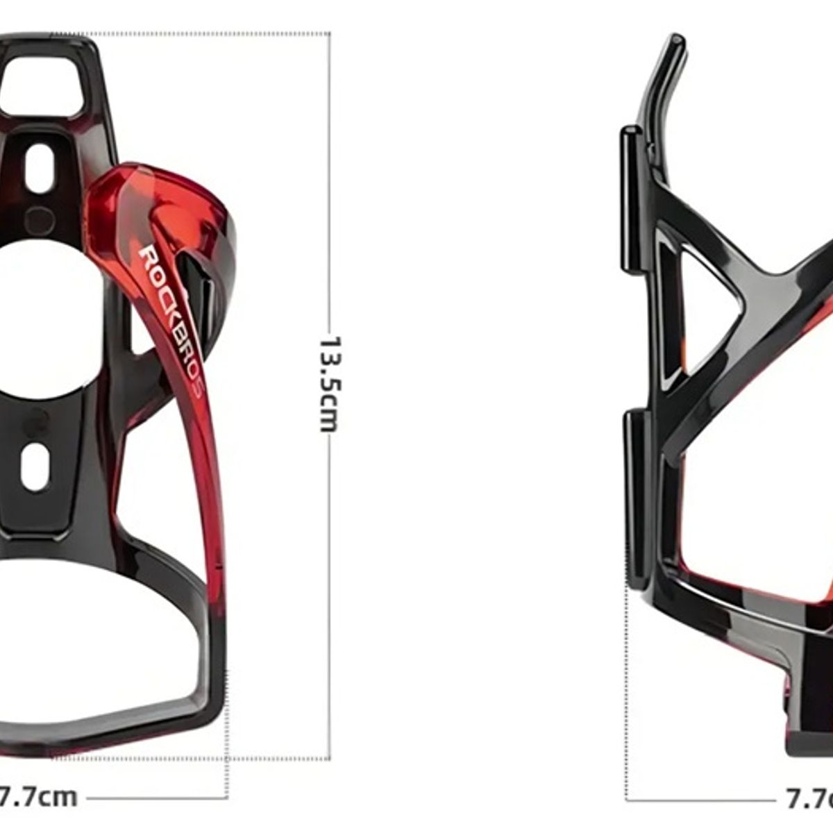 ROCKBROS - Porta Caramagiolas PVC Rojo y Negro