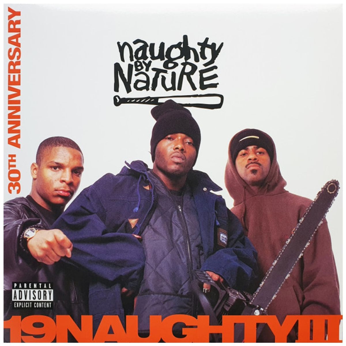 HITWAY MUSIC - NAUGHTY BY NATURE - 19 NAUGHTY III - 30TH ANNIVERSARY 2LP ORANGE VINYL - VINILO