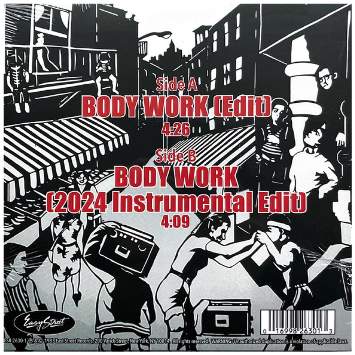 HITWAY MUSIC - HOT STREAK - BODY WORK - 7 SINGLE