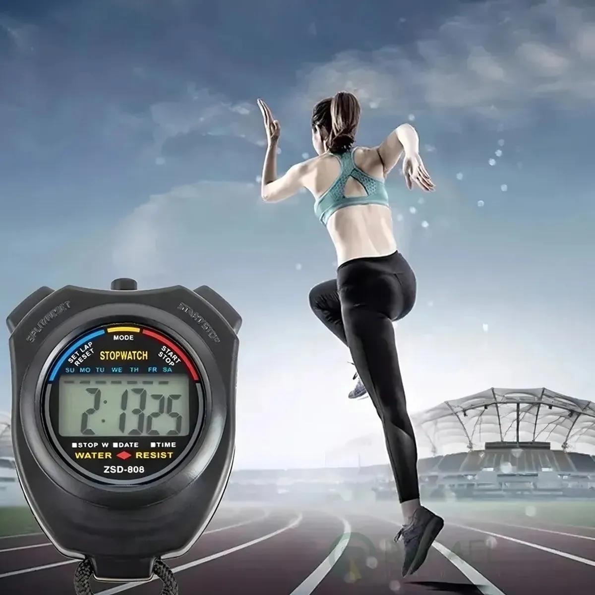 GENERICO - Cronometro Deportivo Cronómetros Digital Impermeable
