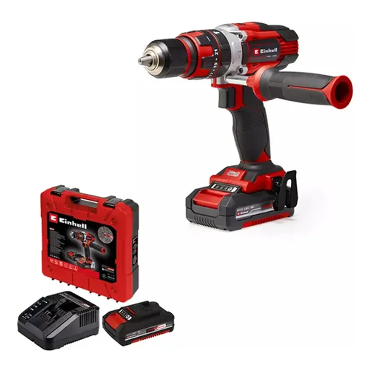 EINHELL - Taladro Atornillador Percutor 18v 2bat+ Carg Einhell 4513935