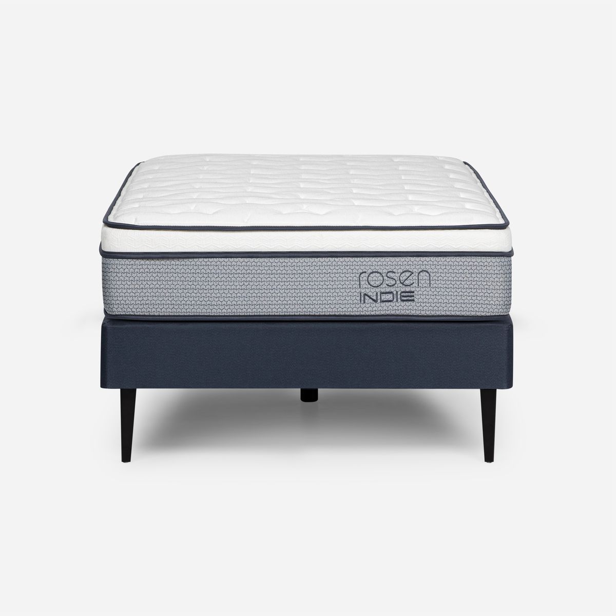 ROSEN - Cama Europea Rosen Indie 1 Plaza Pata Metalica 90 x 200 cm