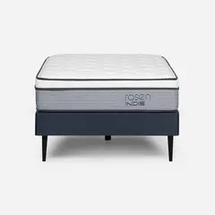 ROSEN - Cama Europea Indie 1 Plaza Pata Metalica 90 x 200 cm