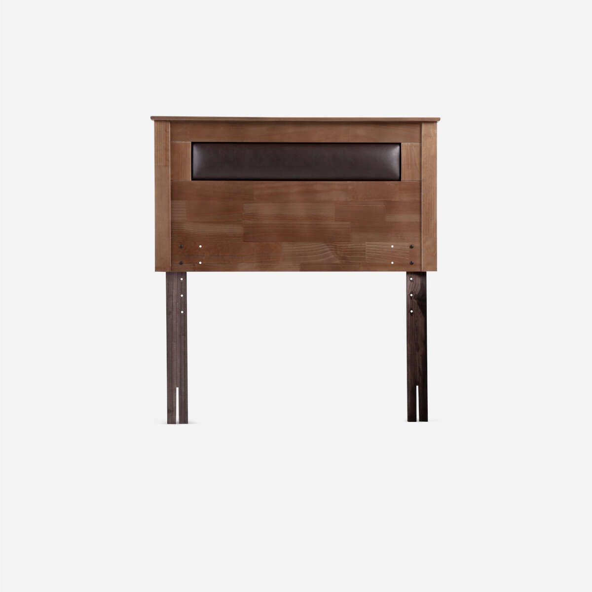 ROSEN - Cama Indie 15 Plazas Pata Madera + Respaldo Ferrara