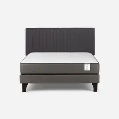ROSEN - Cama New Style 2 Plus de 2 Plazas Base N+Respaldo Lucio Graf