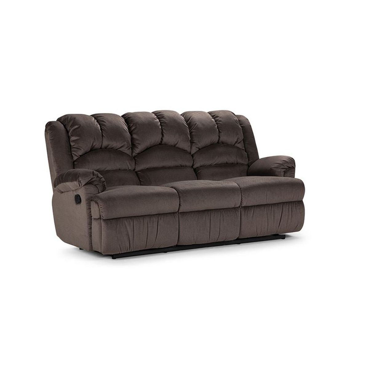ROSEN - Sofá Reclinable Rosen Jarrie 3 Cuerpos Chex Manual Tela Gris