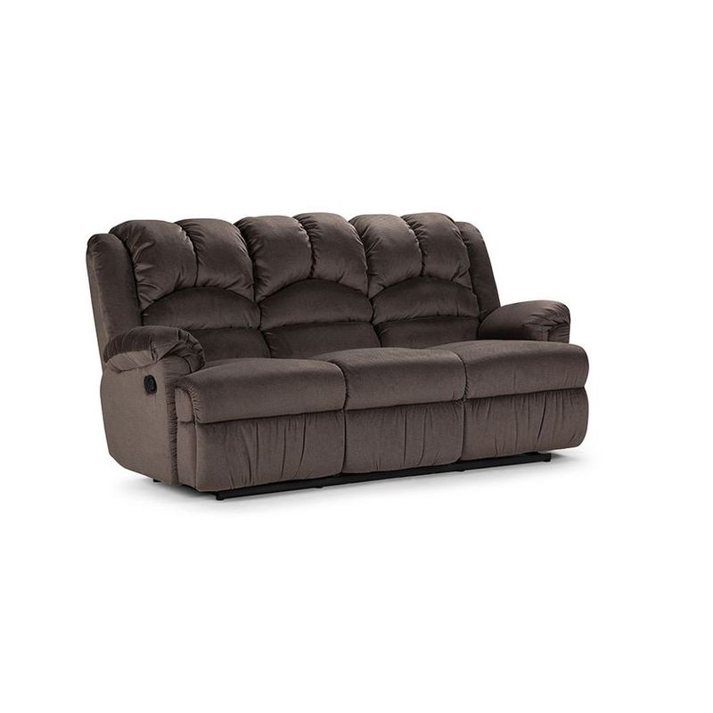 ROSEN - Sofá Reclinable Rosen Jarrie 3 Cuerpos Chex Manual Tela Gris