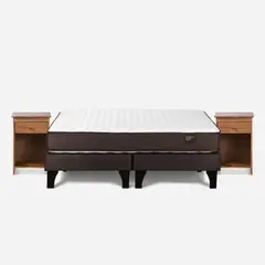 ROSEN - Cama Ergo T New King 180 x 200 cm + Velador Tabor