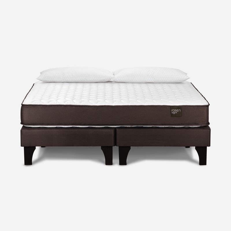 ROSEN - Cama Europea Rosen Ergo T New King + Almohadas Light