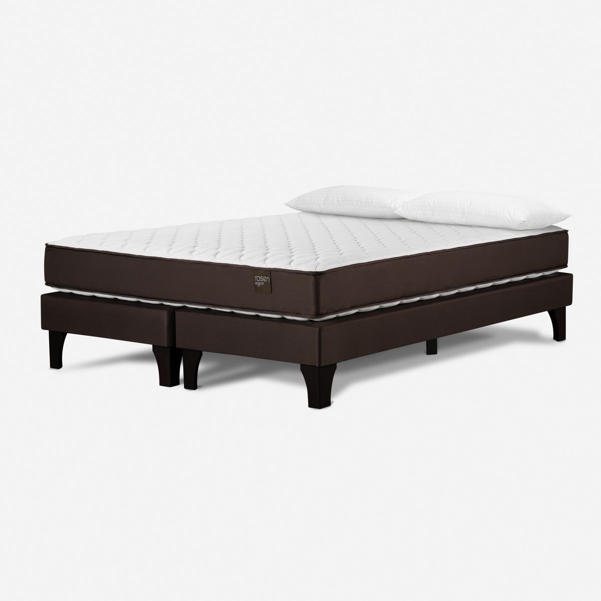 ROSEN - Cama Europea Rosen Ergo T New King + Almohadas Light