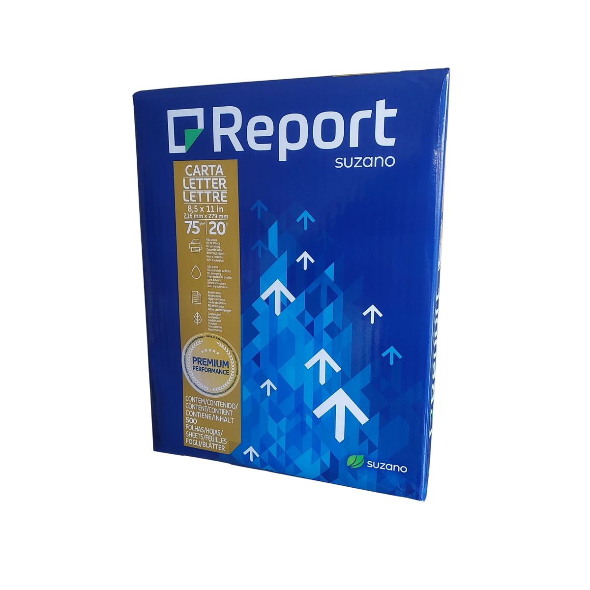 GENERICO - Resma 500 Hojas Carta Libreria Papeleria Más Clips Blanco