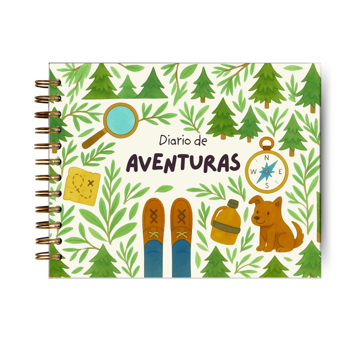 GENERICO - 40 Citas Con Tu Hijo O Hija- Diario De Aventuras - Bosque