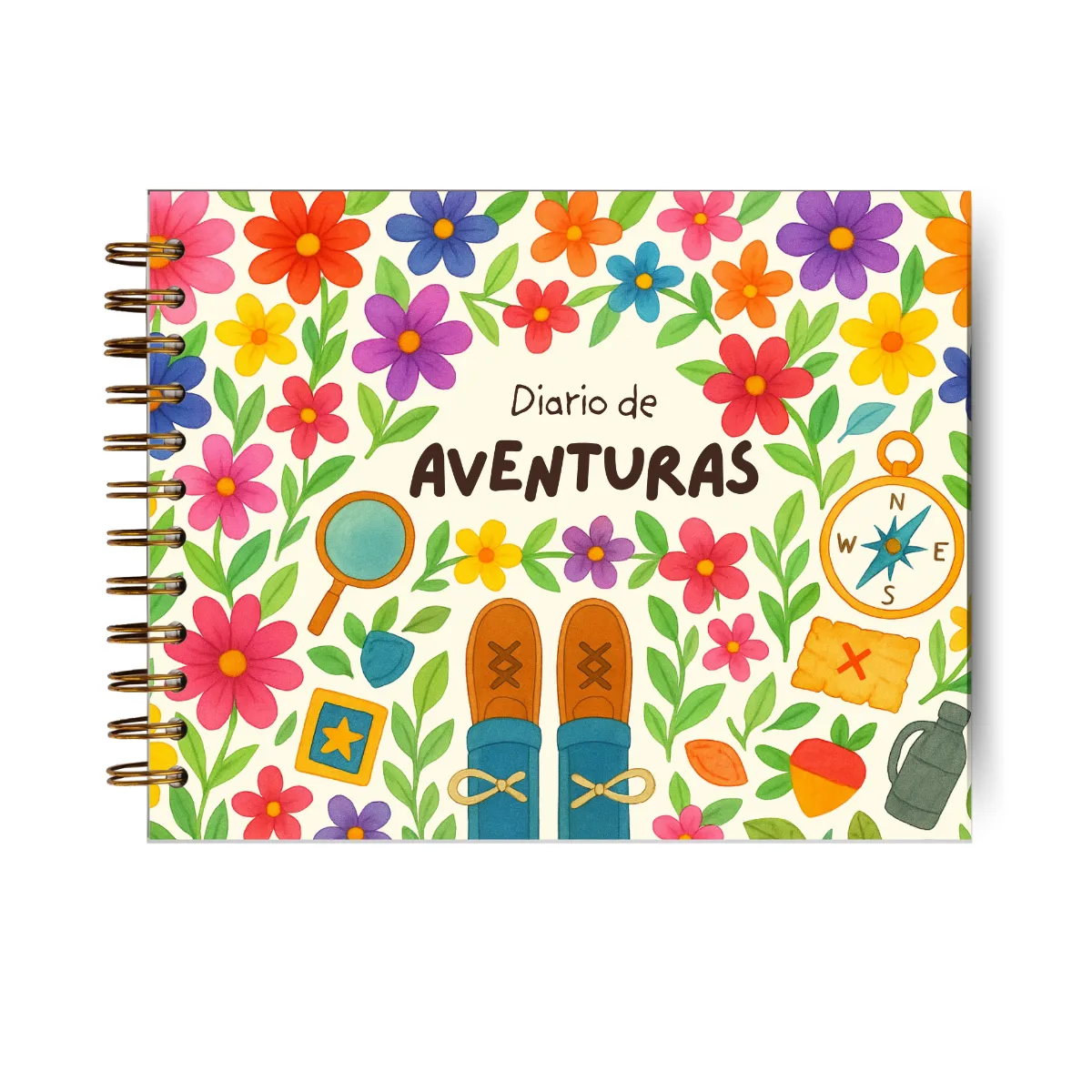 GENERICO - 40 Citas Con Tu Hijo O Hija- Diario De Aventuras - Flores