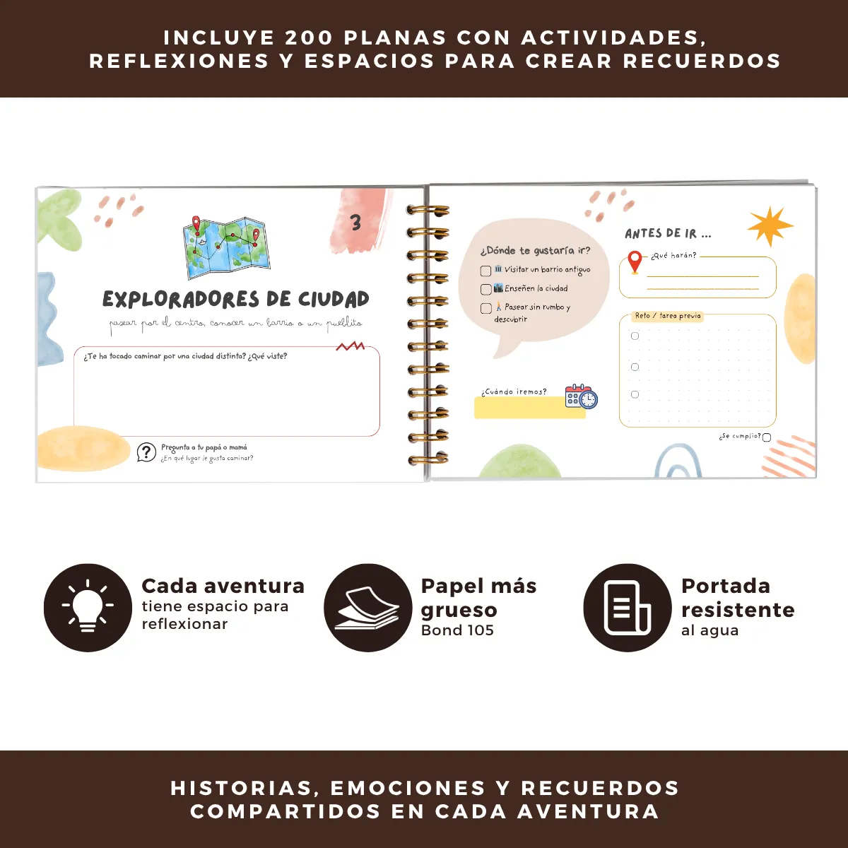 GENERICO - 40 Citas Con Tu Hijo O Hija- Diario De Aventuras - Flores