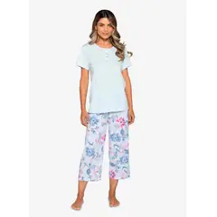 LADY GENNY - Pijama Mujer Estampado Algodón/Cotton