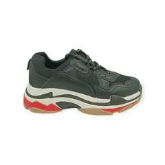 HERIEL - Zapatilla Negra Plataforma Mujer