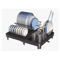 GENERICO - Secador Escurridor De Loza Platos Inoxidable Expandible