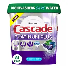 CASCADE - Lavavajillas en Cápsulas Platinum Plus 81 un