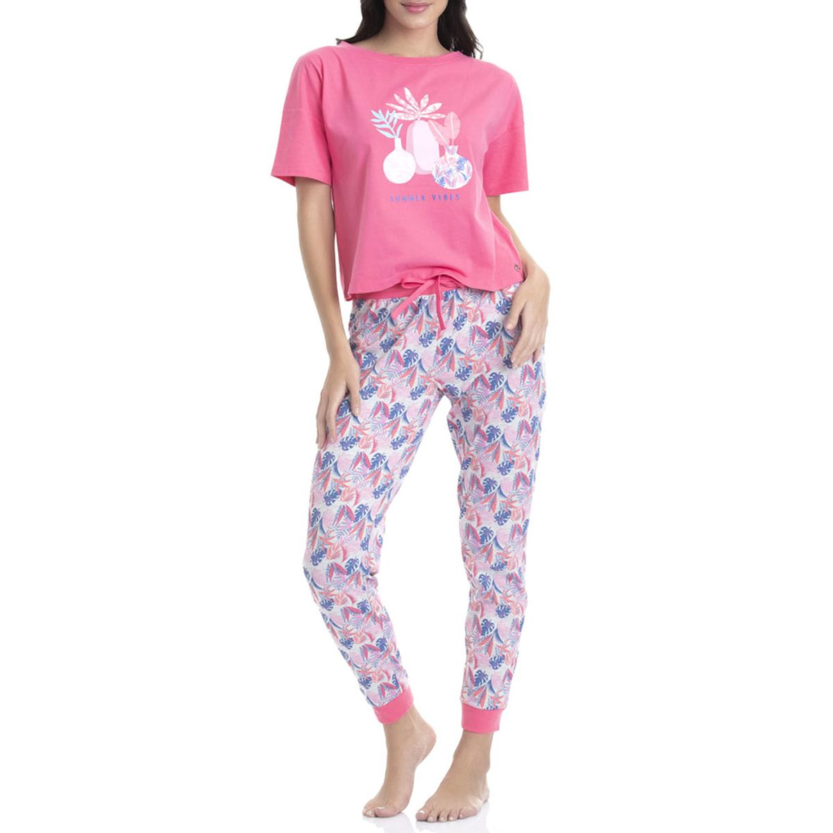 LADY GENNY - Pijama Cotton Estampado