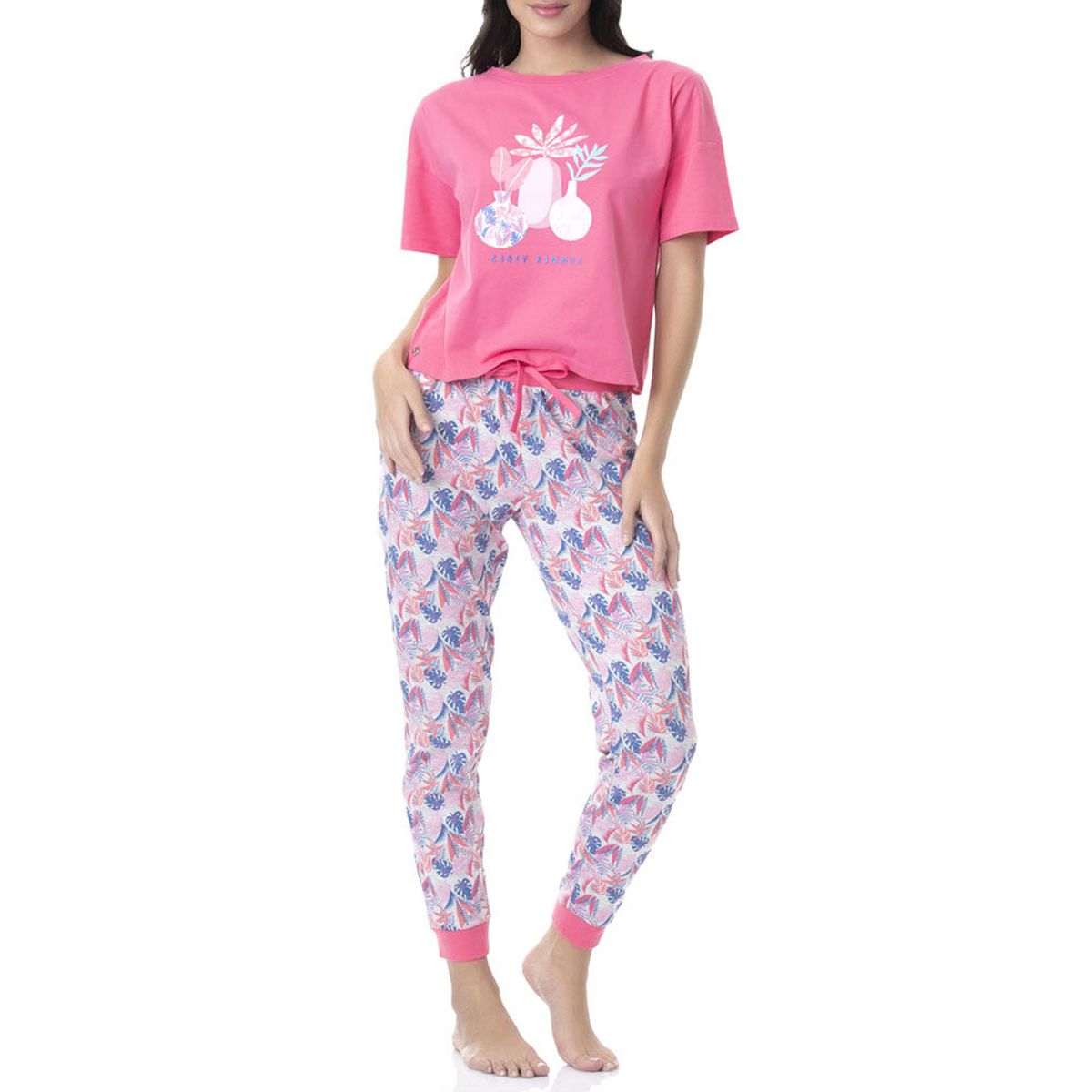 LADY GENNY - Pijama Cotton Estampado