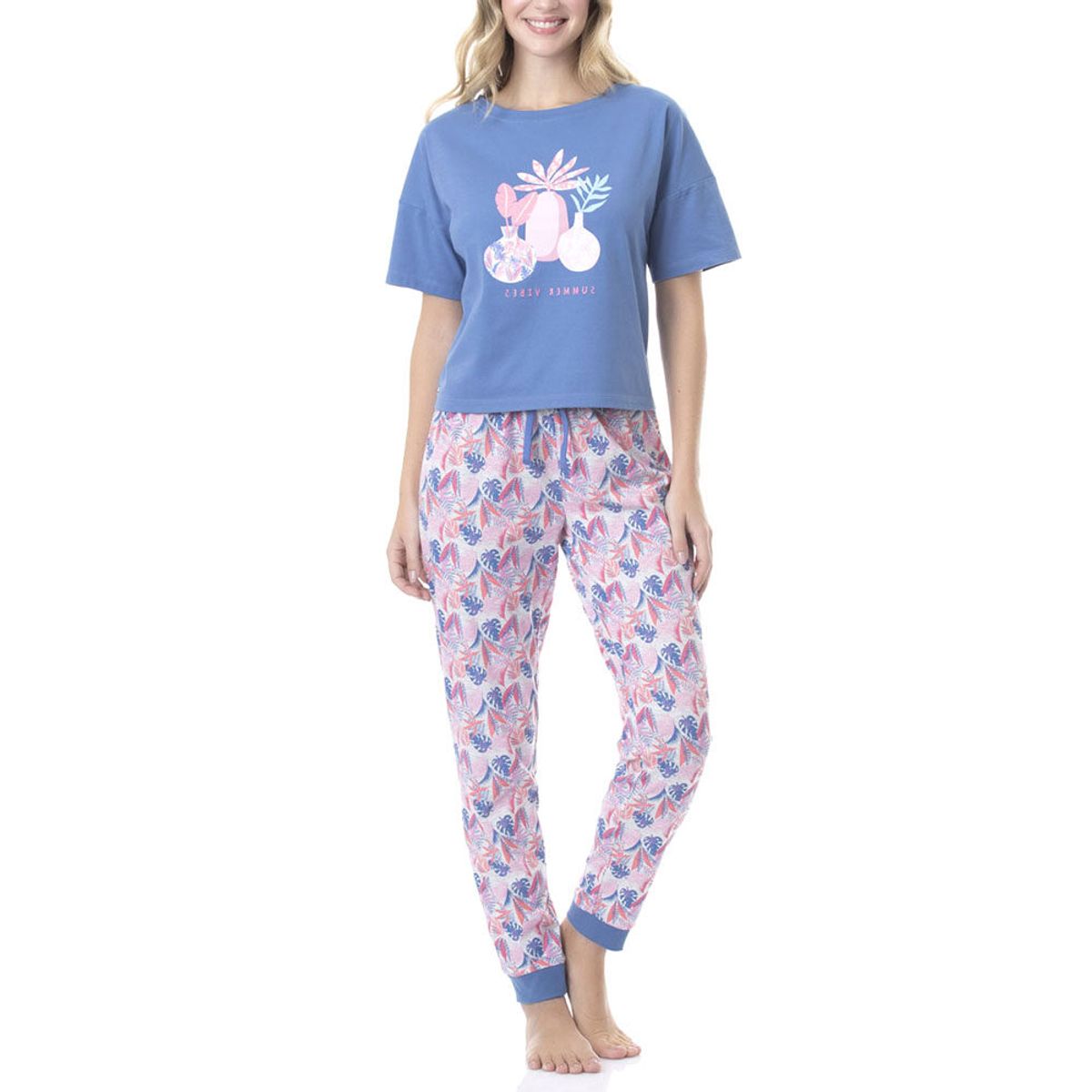 LADY GENNY - Pijama Cotton Estampado