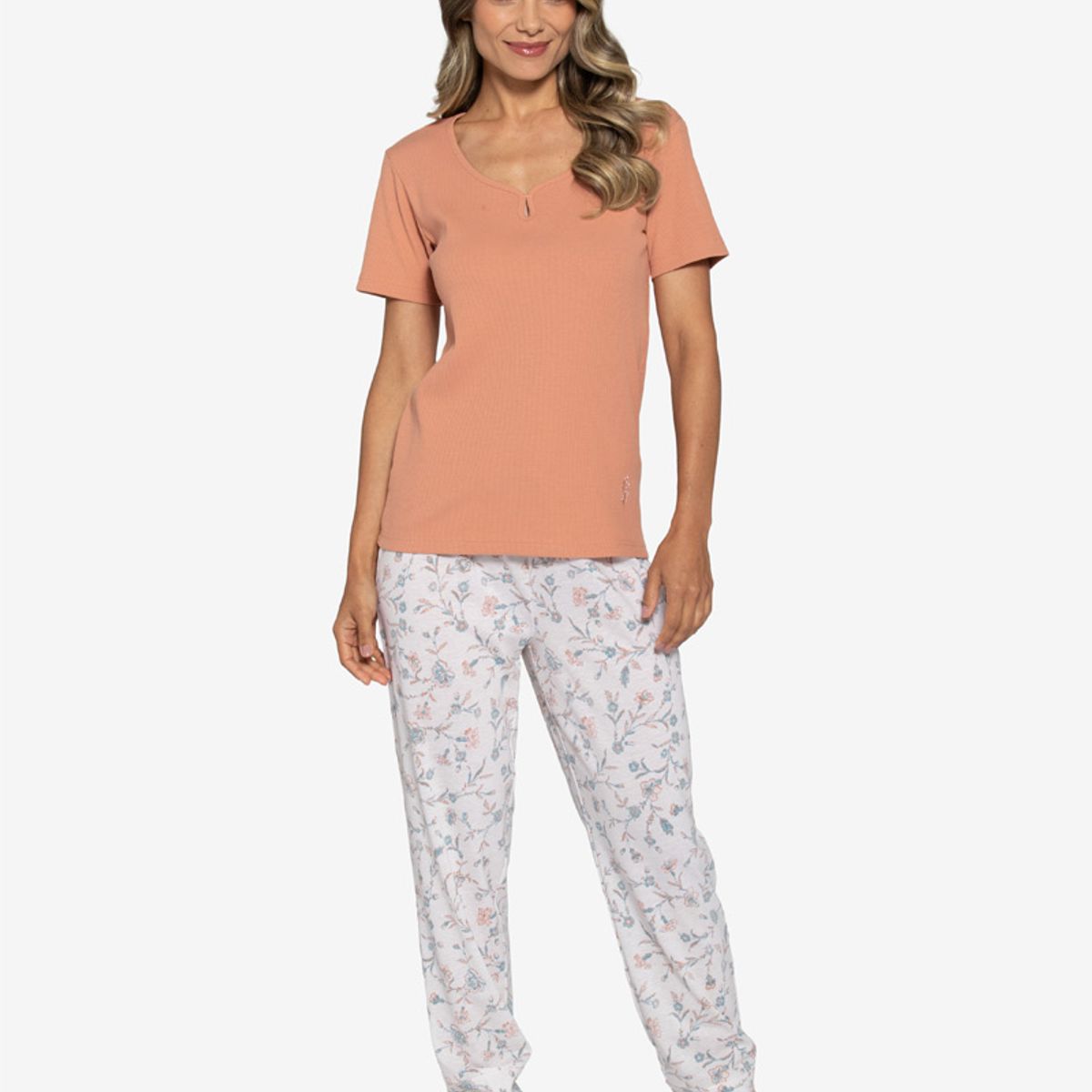 LADY GENNY - Pijama De Algodón Suave Mujer