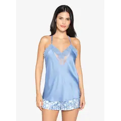 LADY GENNY - Pijama Satín Floral Mujer