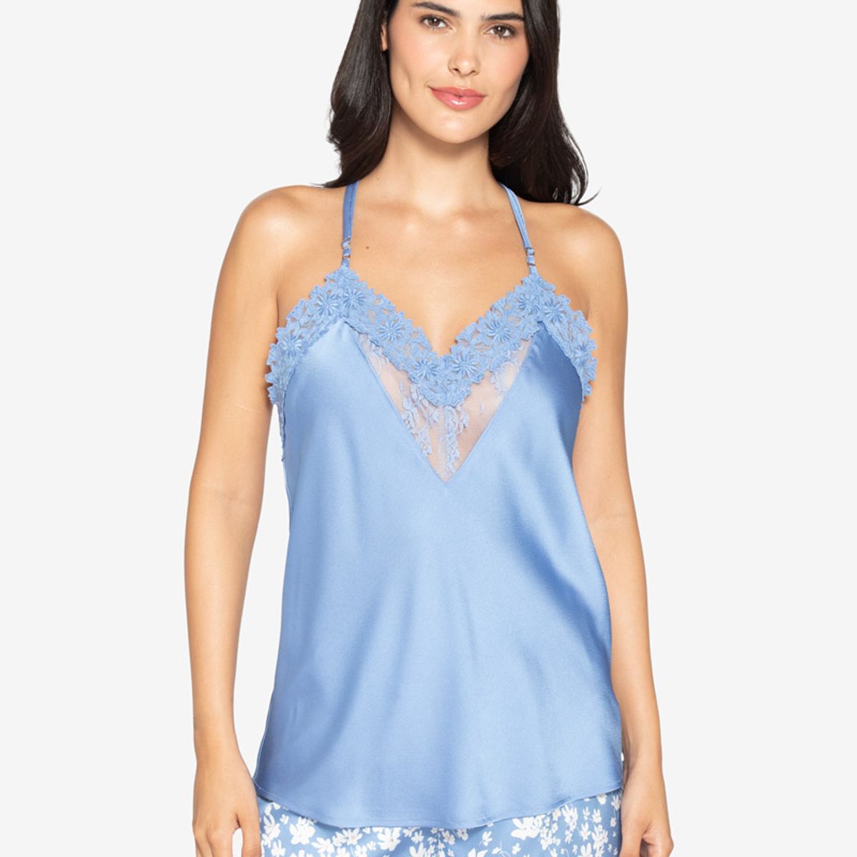 LADY GENNY - Pijama Satín Floral Mujer