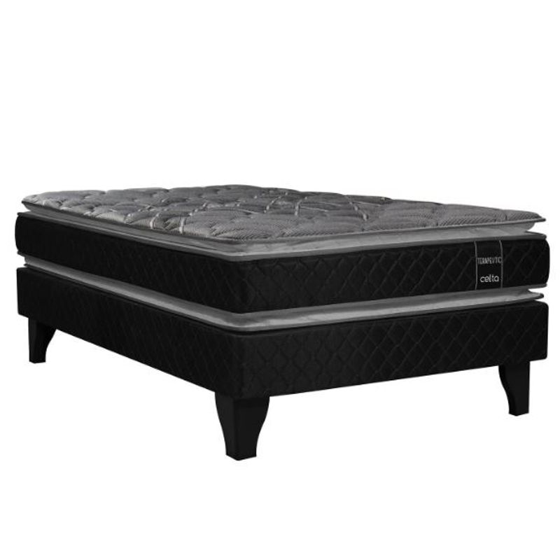 CELTA - Cama Europea Terapedic 1.5 Plazas X 1.90Mt Celta