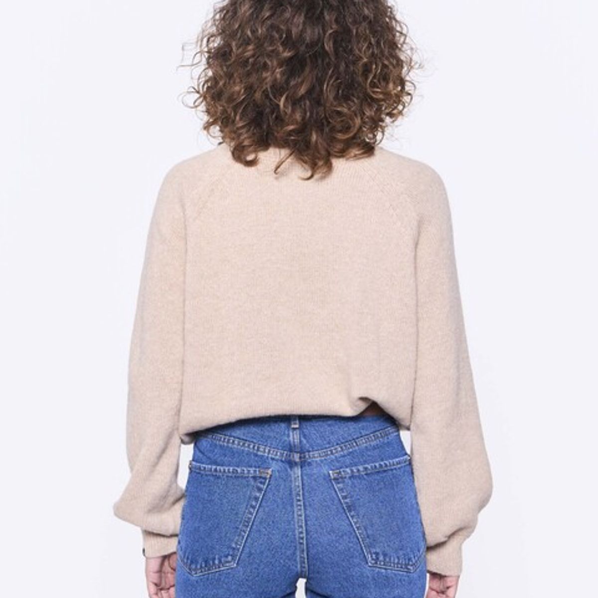 AMEN LEATHER - Chaleco Sol Baby Alpaca Beige