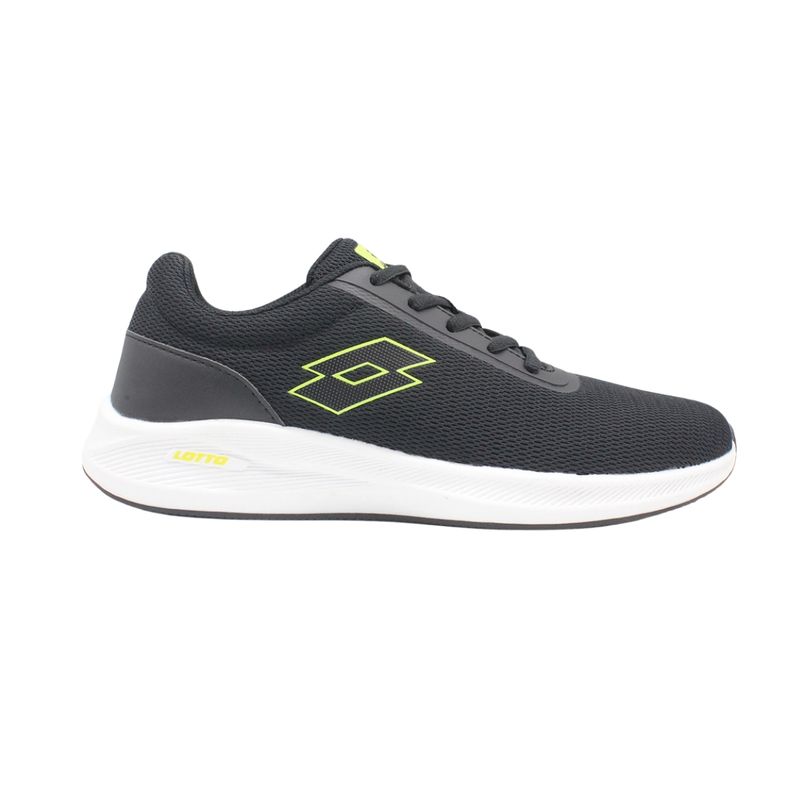 LOTTO - Zapatilla Running Hombre Lotto - Challenge Negro Amarillo