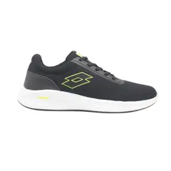 LOTTO - Zapatilla Running Hombre - Challenge Negro Amarillo