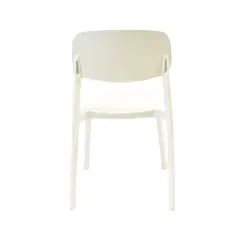 ESCANDINAVIA - Silla Plástico Apilable Deco Estocolmo Blanca