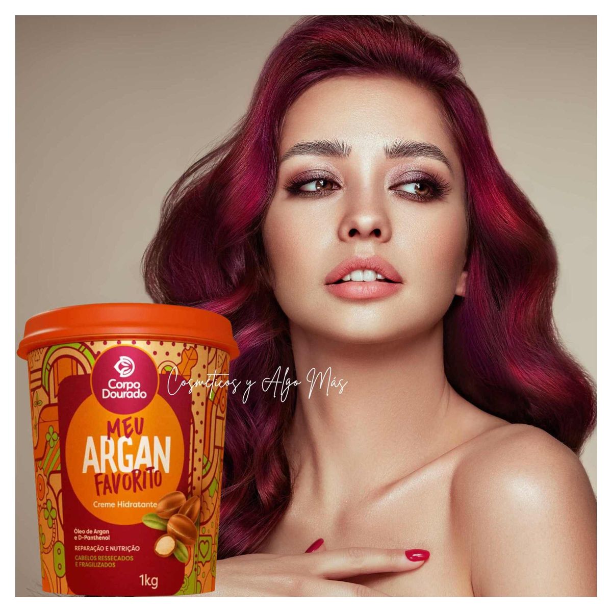 GENERICO - Crema brasileña para reparar cabellos dañados con argan 1 kg